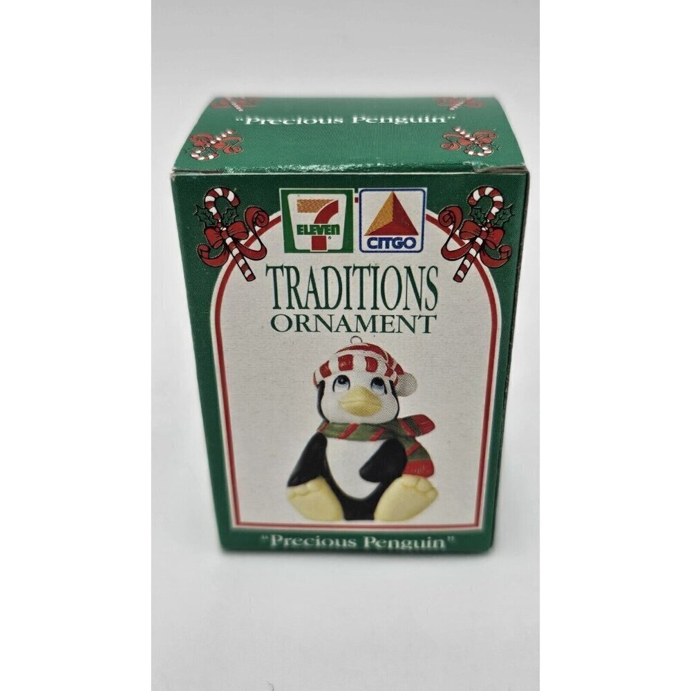 Vintage 1993 7-Eleven Citgo "Precious Penguin" - Traditions Christmas Ornament